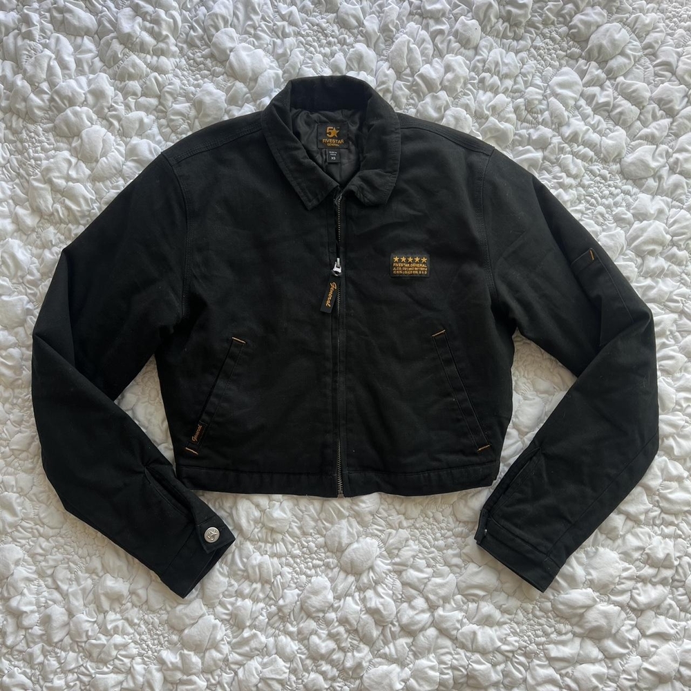 Five Star Black Utility Jacket